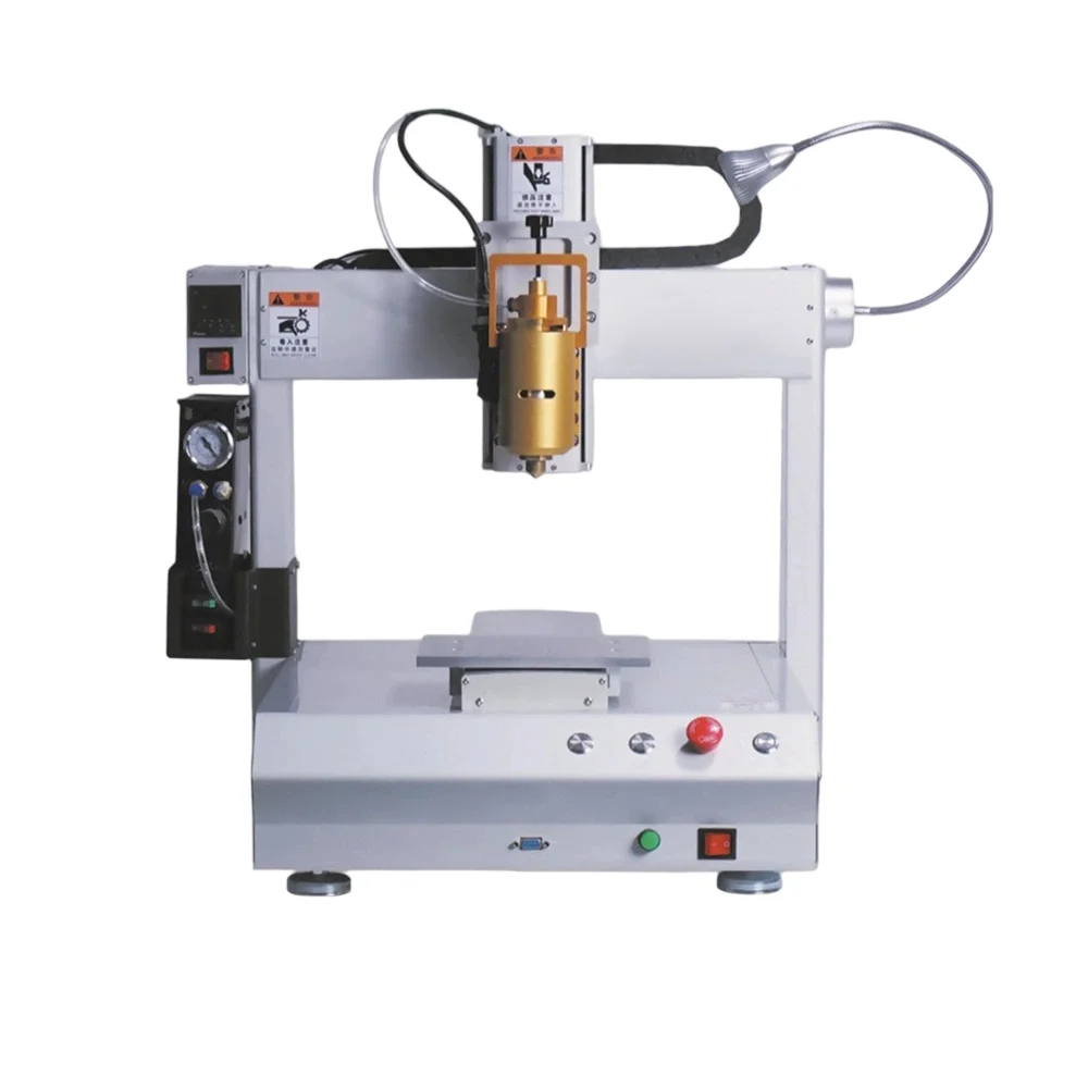 Desktop Hot Melt Glue Dispenser Automated Glue Dispensing Machine Robot For Epoxy Resin