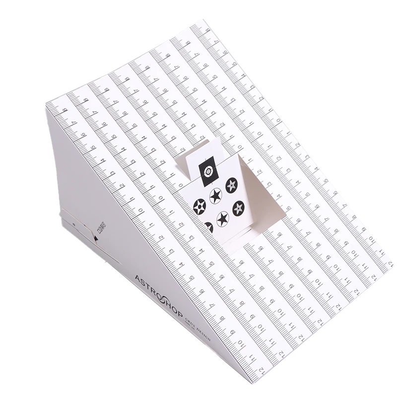2 PCS Folding Card Lens Focus Tool Calibration Alignment AF Micro Adjustment Ruler Chart Focus Card