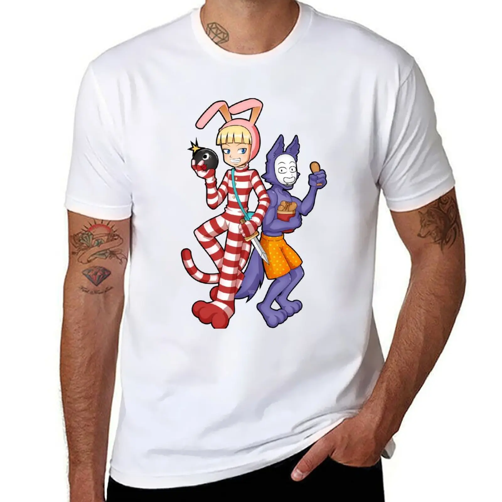 

Popee the performer T-Shirt Large Size Soft Cotton T-Shirt