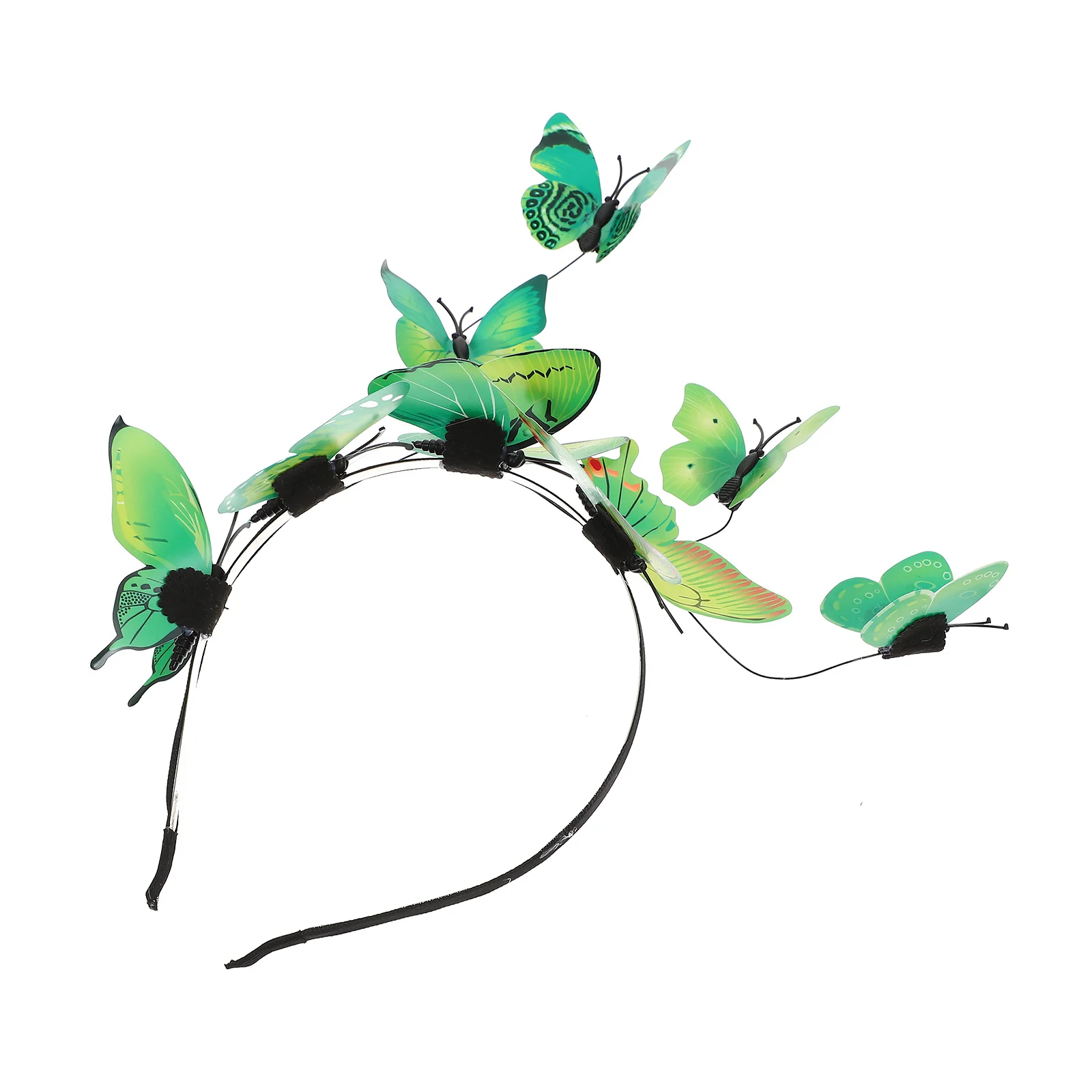 

Butterfly Headband Women Fashion Hair Hoop Elegant Party Headdress Festival Decorative Hairband Cosplay Accessory Photo