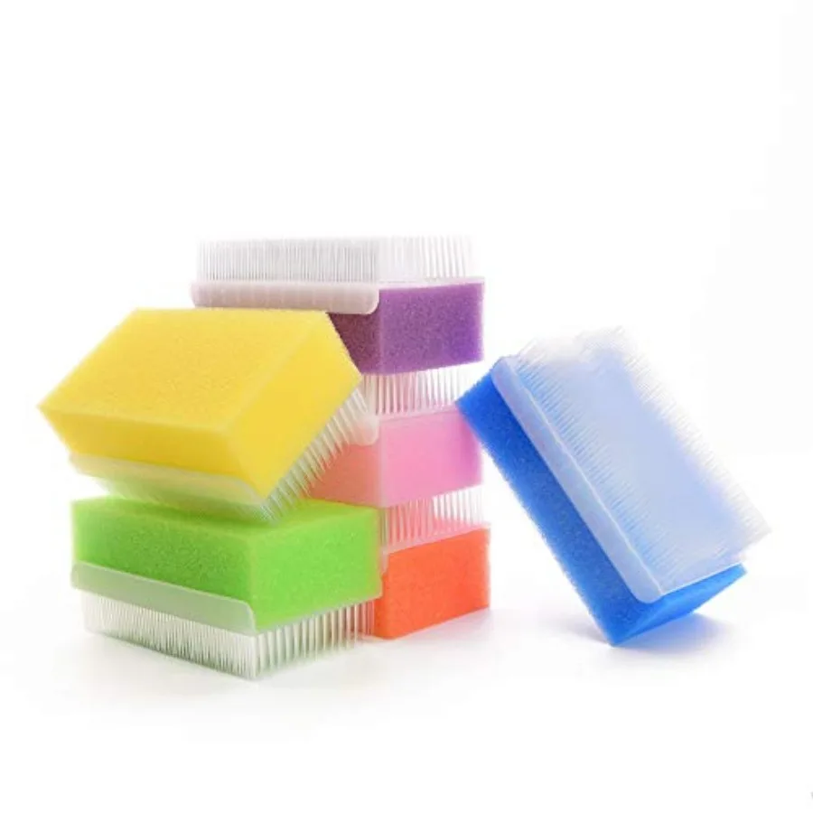 Baby Bath Sponges Soft Foam Sensory Scrubber Set