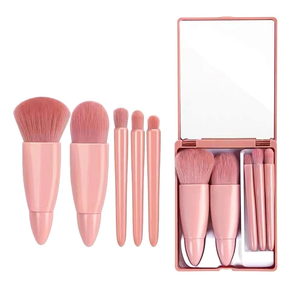 5 PCS/SET Women Facial Makeup Brushes Set Face Cosmetic Beauty Eye Shadow Foundation Blush Brush Make Up Brush Tool