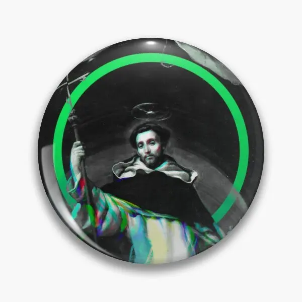 St Dominic Pray For Us  Soft Button Pin Clothes Hat Badge Gift Collar Cute Jewelry Fashion Creative Lover Decor Brooch Lapel Pin