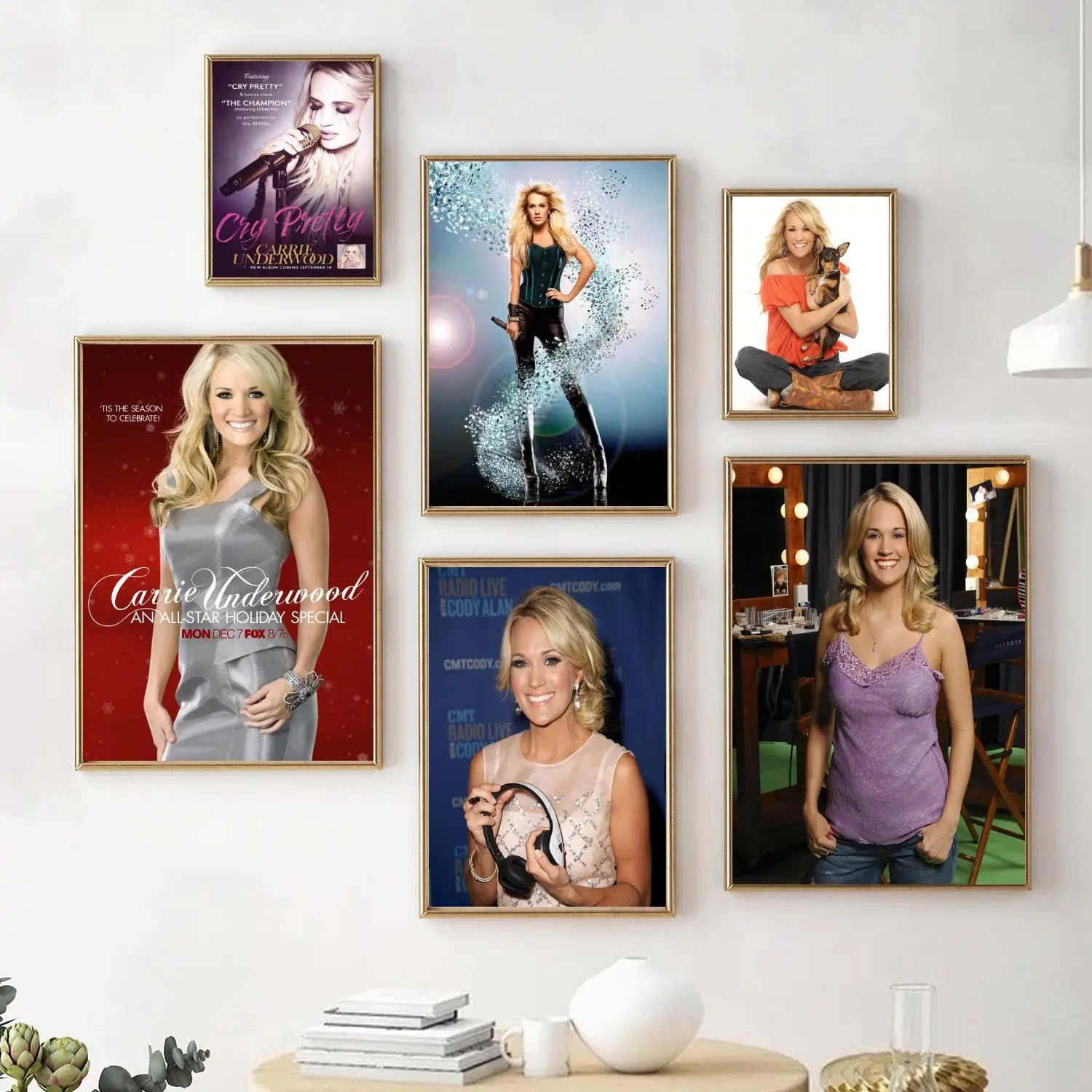 Carrie Underwood Poster Decorative Painting Canvas Poster Wall Art Living Room Posters Bedroom Painting