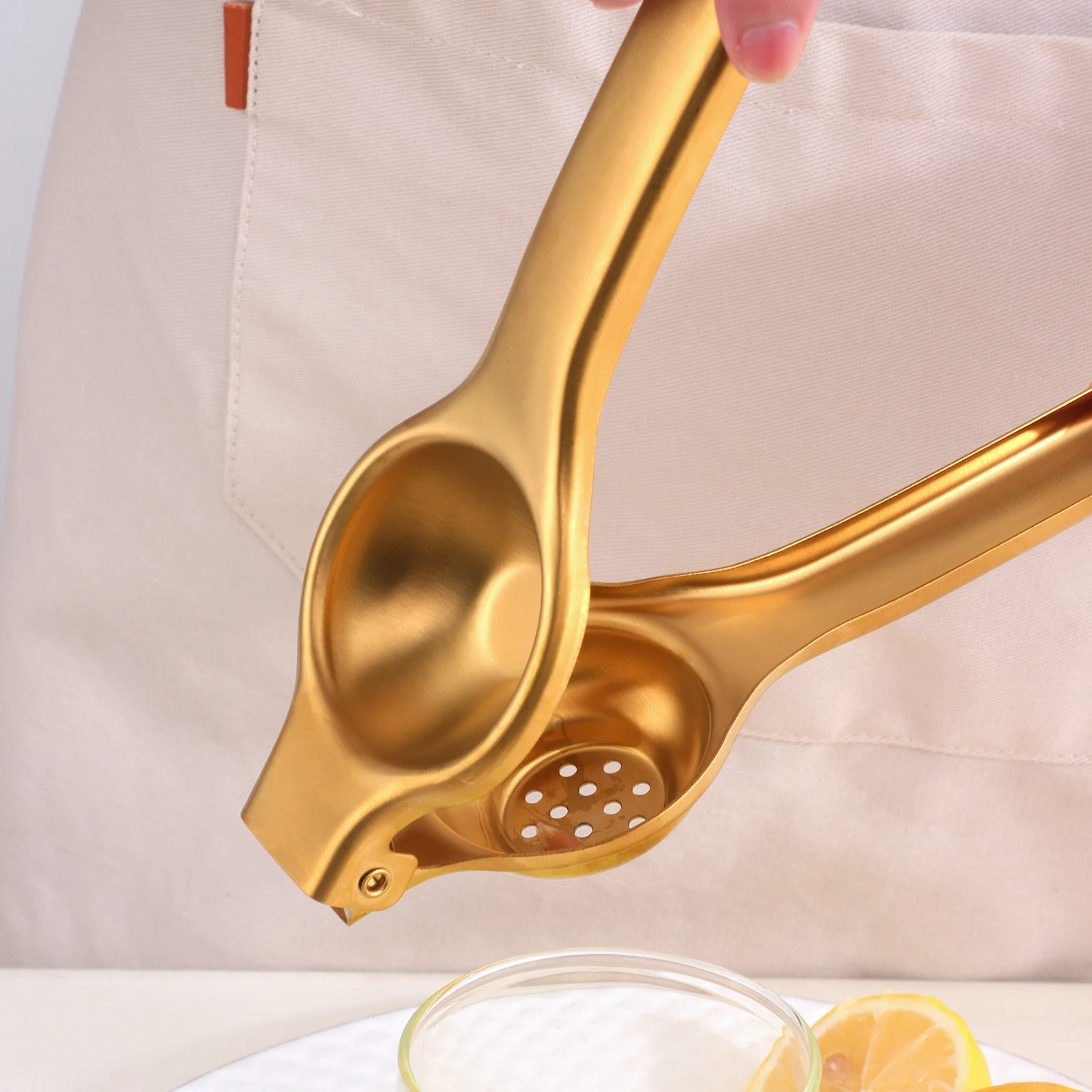 1PC Stainless Steel Manual Juicer Household Lemon Clip Creative Orange Juicer Squeezer Fruit Hand Pressing Kitchen Accessories image 3