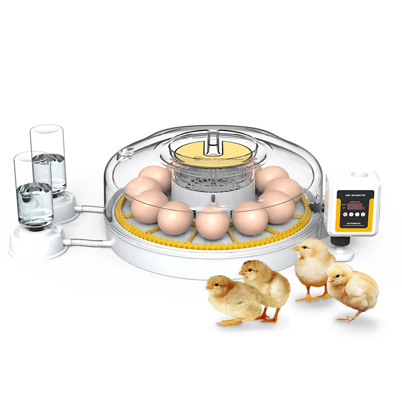 12 Chicken Egg Hatching Machine Egg Incubator Hatcher Full Automatic Egg Machine