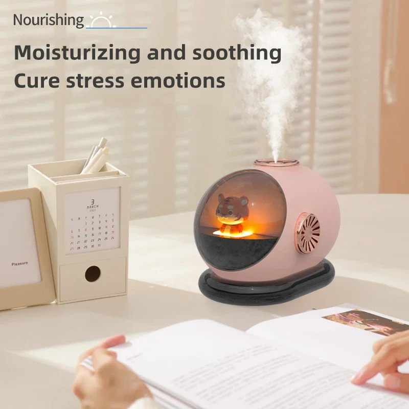 

1200mAh Battery Portable Wireless Ultrasonic Cool Mist Table Humidifier Creative Submarine Air Humidifier Purifier USB Charging