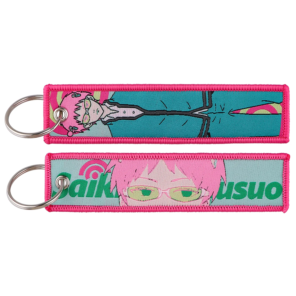 Gojo Satoru Cartoon-Schlüsselanhänger für Motorrad, Manga, Anime-Schlüsselanhänger für Männer, Geschenke und Autos, Schlüsselanhänger, Stickerei, Schlüssel, Modeschmuck