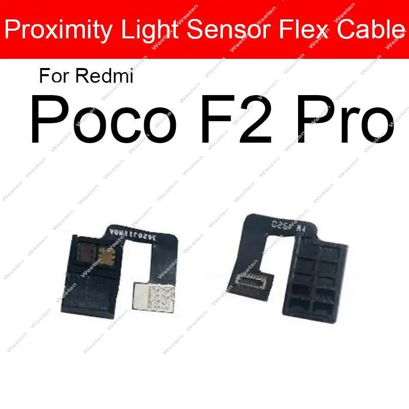 Proximity Light Sensor Flex Cable For Xiaomi Mi Poco F1 F3 F2 Pro X3 Pro M3 Pro Proximity Ambient Sensor Flex Ribbon Replacement