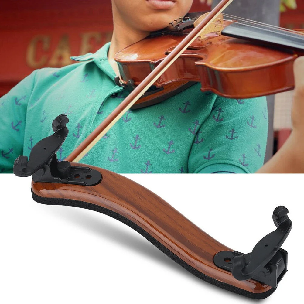 Soporte de hombro para violín profesional, accesorio ajustable de madera de Arce, 3/4, 4/4