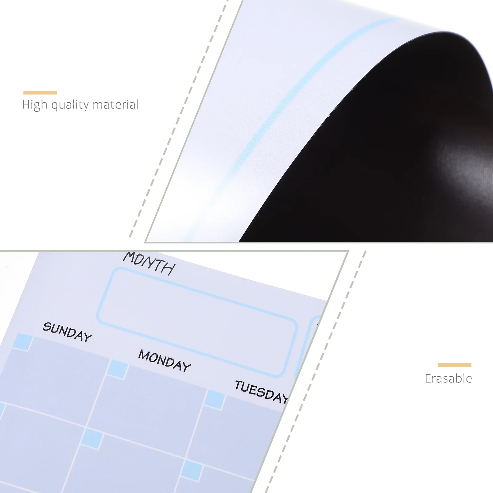 لوحة تقويم مخططة للوجبات غير مؤرخة، جدول أسبوعي مغناطيسي للثلاجة، رسالة السبورة البيضاء، مجلة الطعام #5