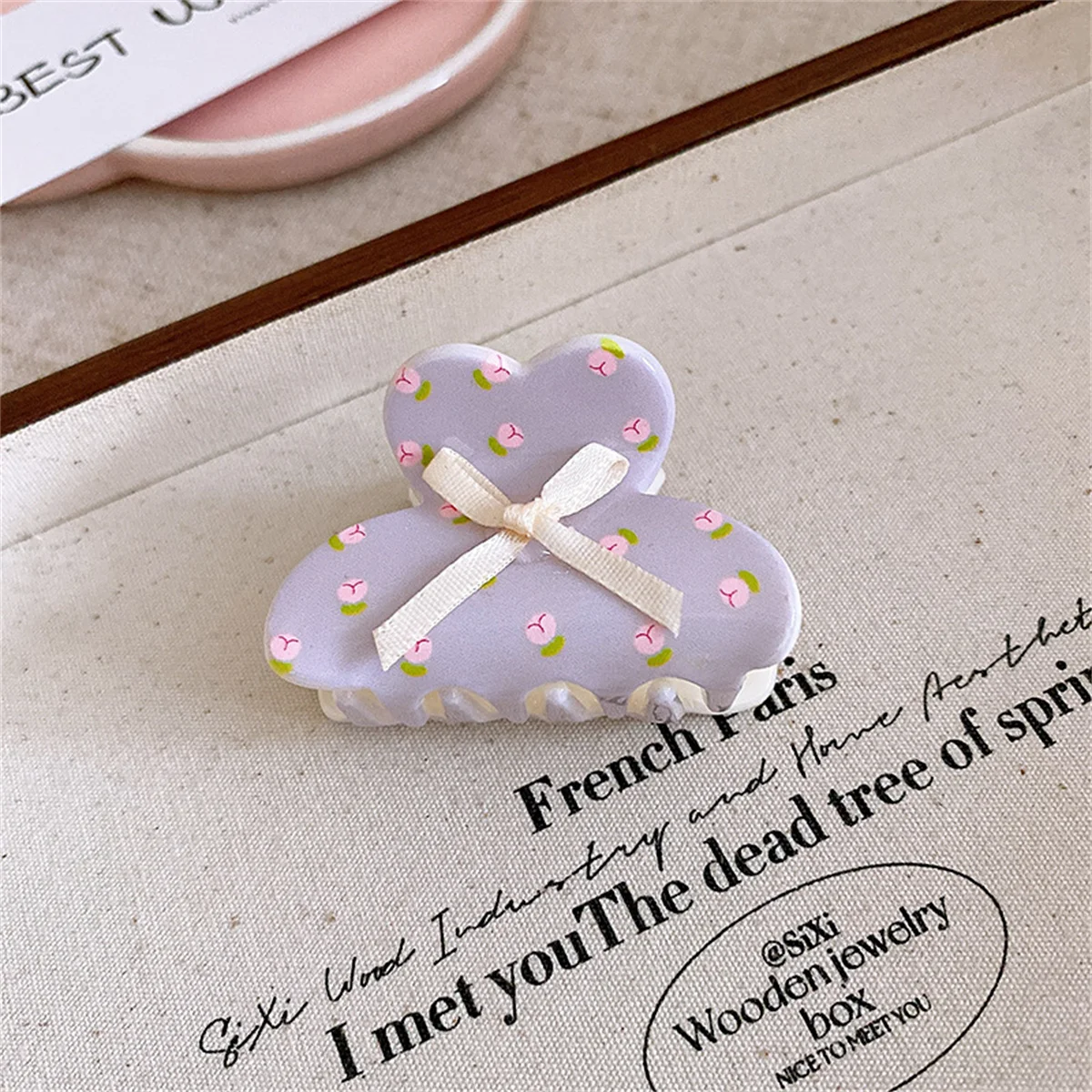 الحلو لطيف القوس الحب زهرة هريرة انتزاع كليب الكورية Instagram الشعر انتزاع أزياء بسيطة إكسسوارات الشعر بالجملة #4