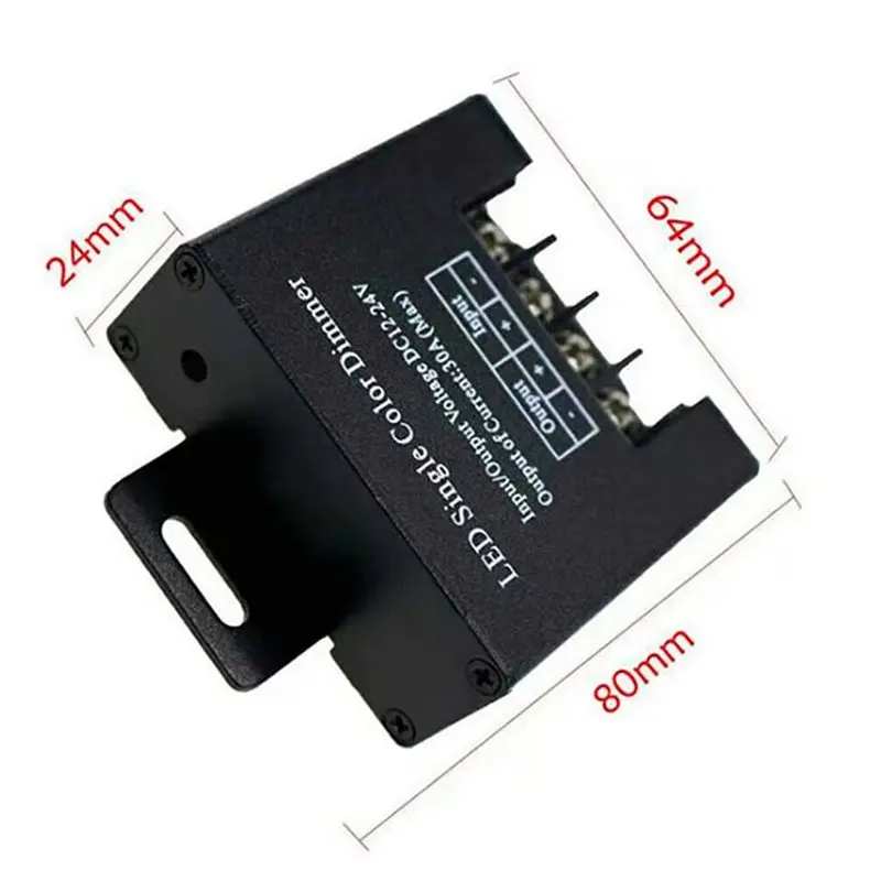 [NEW!ABSV】 20X LED Single Color Dimmer Wireless LED Controller 11 Key Remote Control Adjust Brightness Switch DC12V-24V