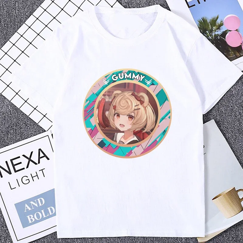 Classic Anime Arknights Funny Graphic T Shirts for Woman Waifu Otaku Acg Fans Two-dimensional Harajuku Kawaii Cartoon T-shirt