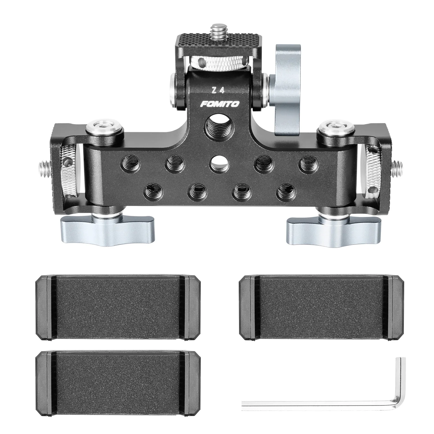 

FOMITO Multi Functional Live Streaming Stand Can rotate 180 degrees Suitable for Tripods Lamp Stands Handles