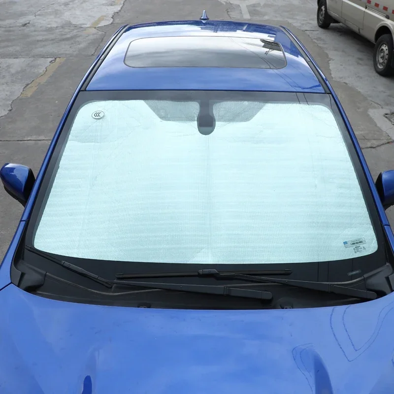 

For Subaru WRX 2022-25 Aluminum Foil Silver Car Front Windshield Sunshade Sun Protection Visor Sunshade Interior Car Accessories