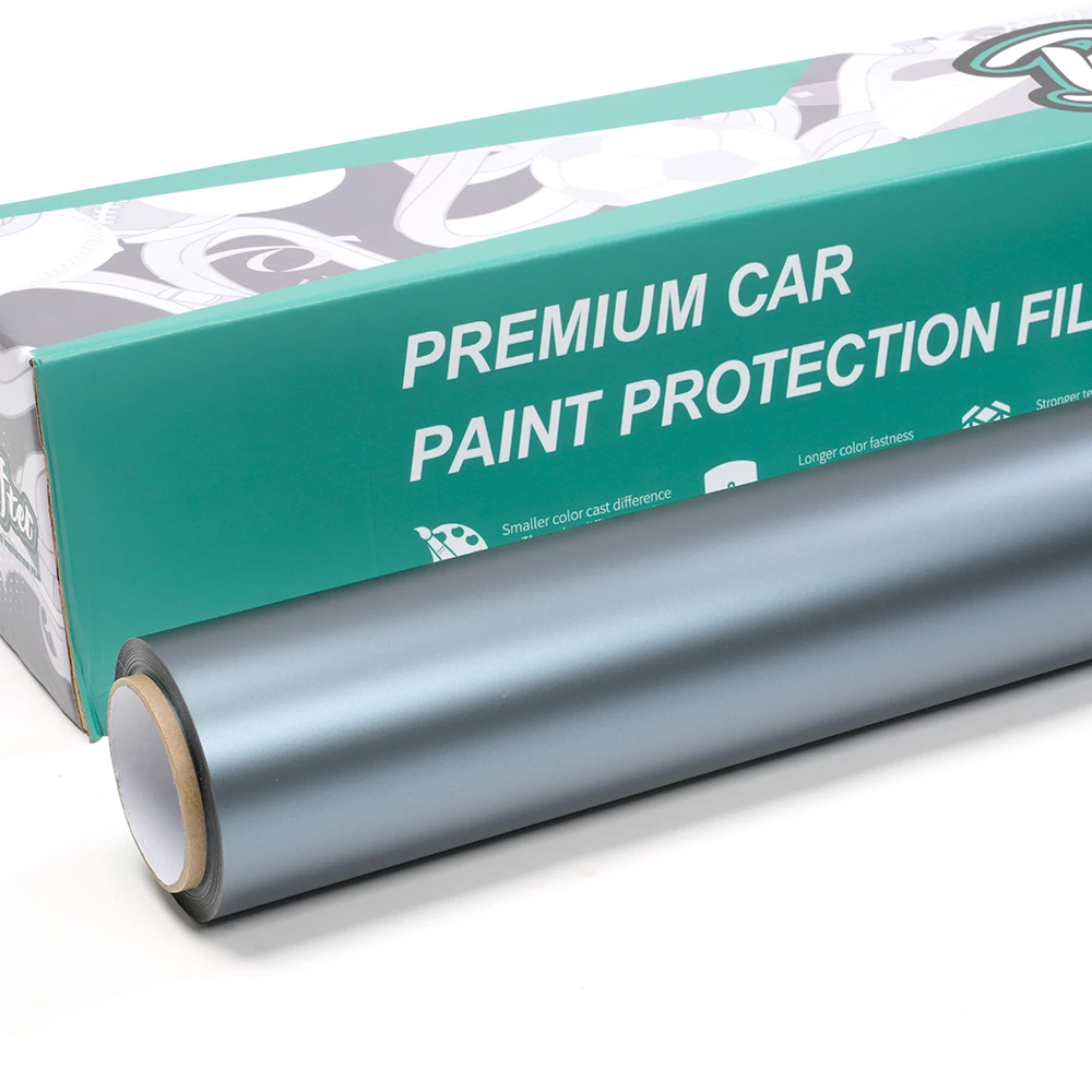 

Hot Sale PET Liner Super Matte Metallic Gery Blue Car Vinyl Wrap Matte Navy Blue