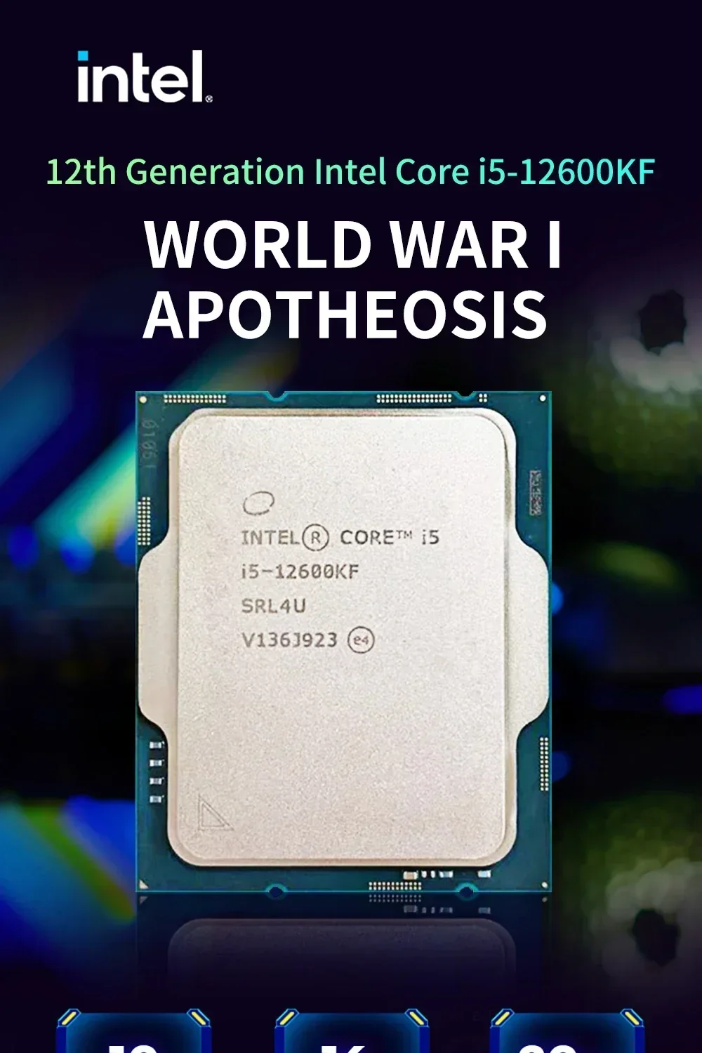 Intel Core i5 12600KF I5-12600KF 新しい CPU プロセッサ LGA 1700