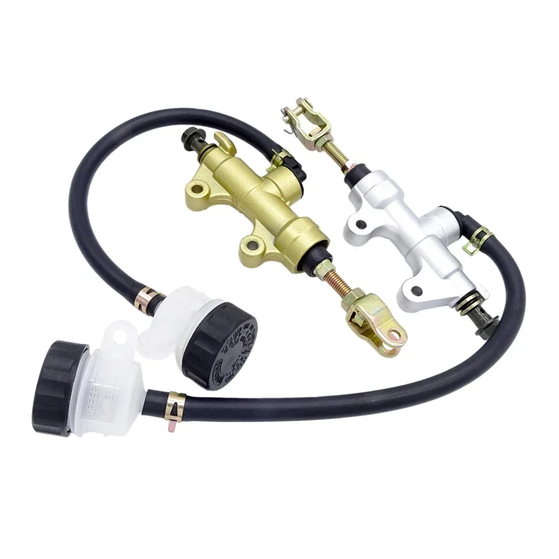 

Motorcycle Universal Rear Foot Hydraulic Rear Brake Master Cylinder Pump for Suzuki Kawasaki Honda Yamaha Brake Pump Accessories
