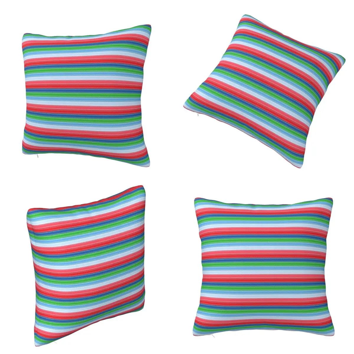 Good Guys Child's Play Chucky Killer Doll Stripes Square Pillowcase Cushion Cover Pillow Case Throw Pillow Cover for Bedroom Car