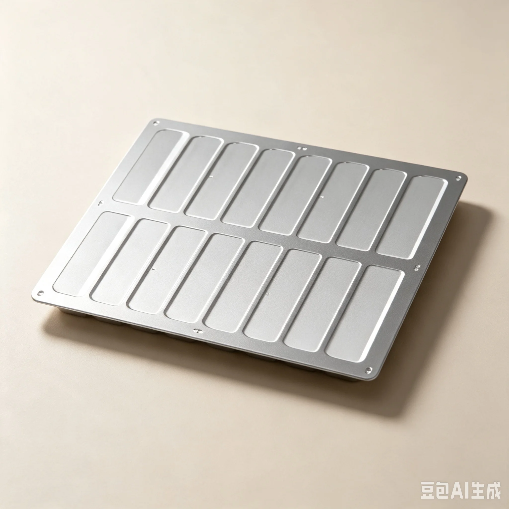 Silver 43x43CM Outdoor Air-Conditioner Unit Wind Shield Guide Cover For Heat Dissipation Rust Prevention No Drill Installation