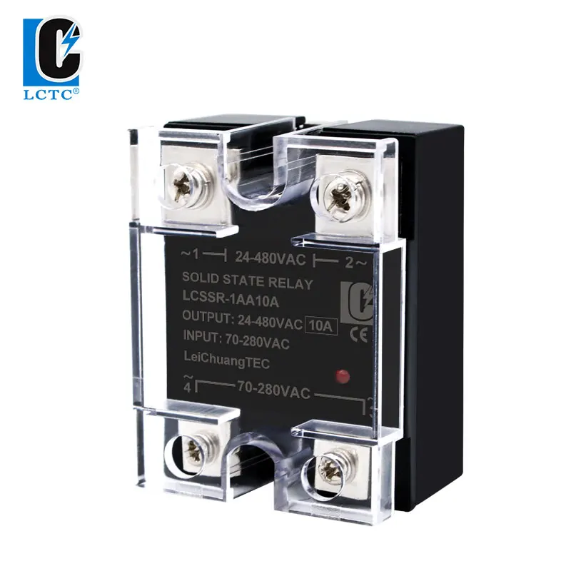 10A 25A 40A 60A 80A 100A 120A SSR Single Phase Solid State Relay DA AA DD  3-32VDC to 24-480VAC