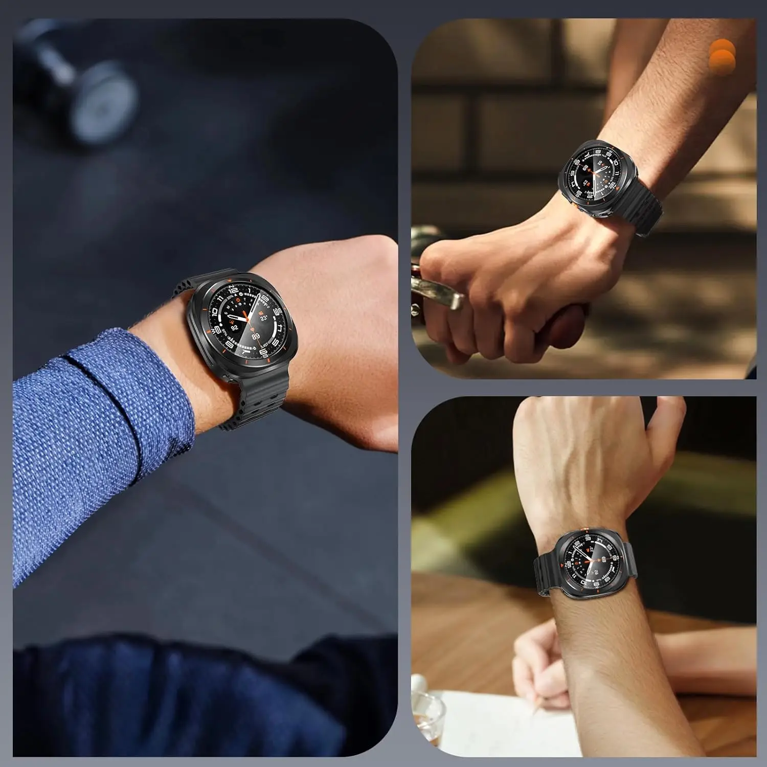 Metal Case+Tempered Glass Film for Samsung Galaxy Watch Ultra 2025 47mm Hard Protective Cover for Galaxy Watch Ultra Accessories image 6