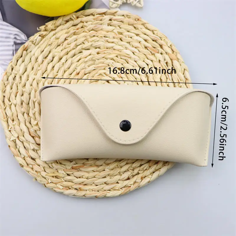 Summer Glasses Box Solid Color High-end Pu Leather Sunglasses Myopia Glasses Pressure Resistant Sunglasses Boxes Glasses Bags image 6