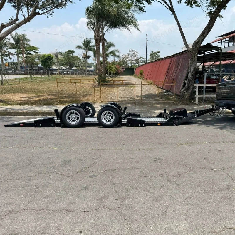 Galvanized Material Trailer 2.5 Tons Load Race Transfer Trailer