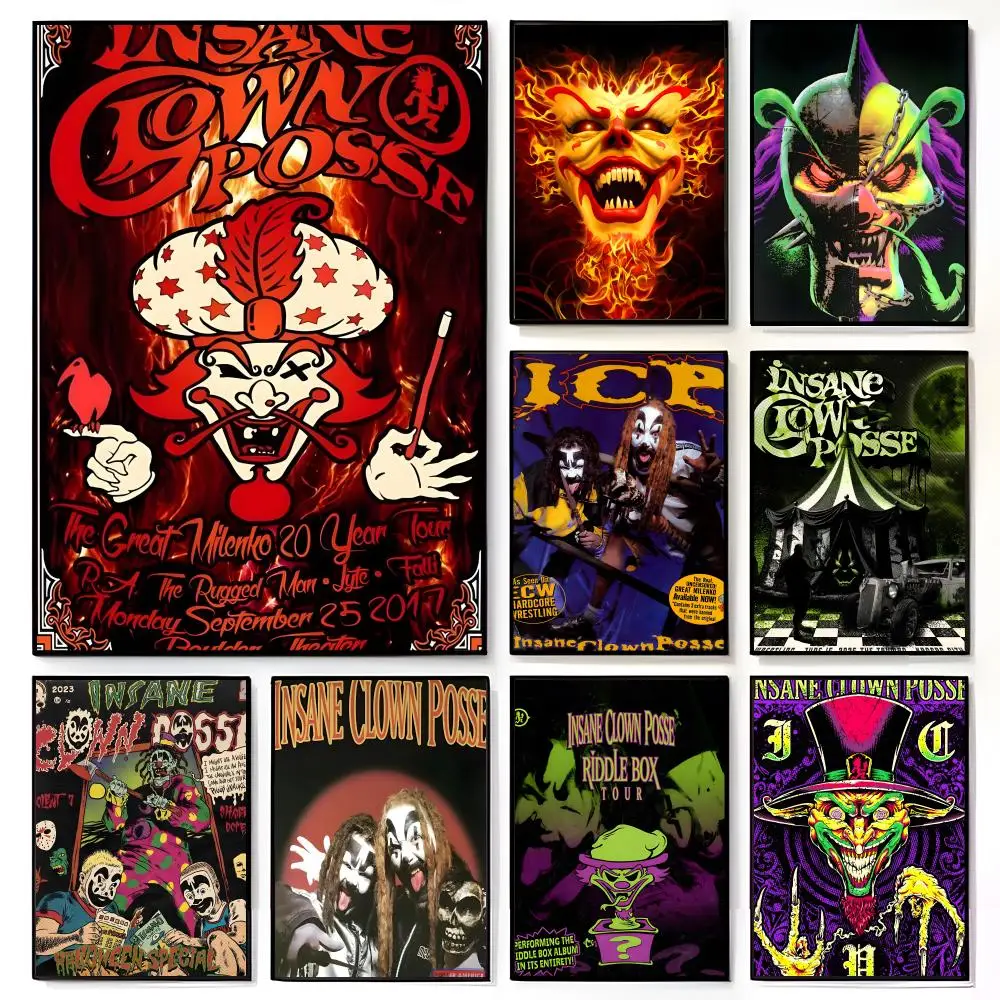 Band Alternativend I-Insane clown Poster American Film Mural Home Childrens Room Wall Decor Print