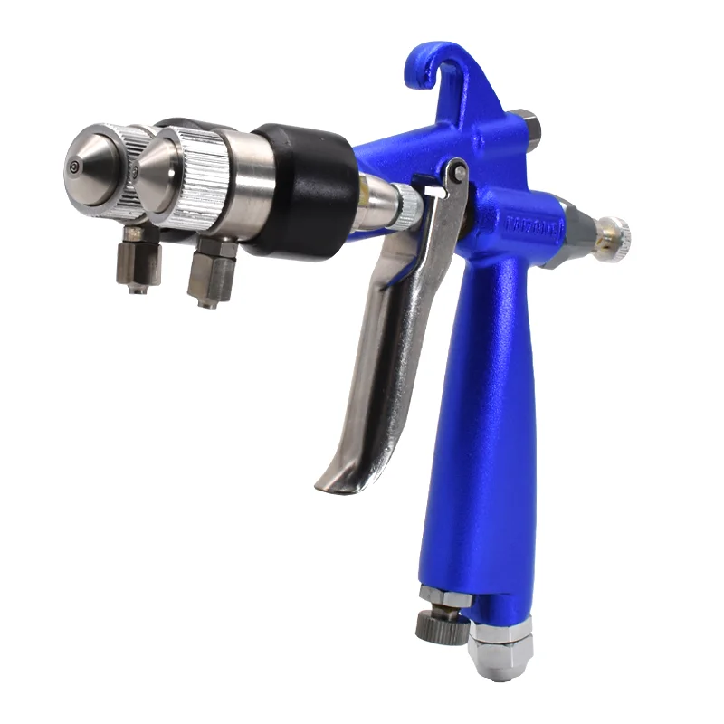 Pistolet chromowany z podwójną dyszą Podwójna głowica Wysokiej jakości pistolet natryskowy do chromowania natryskowego Nano Hydro chromowana powłoka Narzędzia do powlekania HVLP
