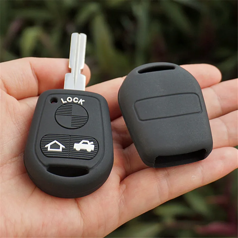 For Old BMW E31 E32 E34 E36 E38 E39 E46 Z3 Remote Silicone Car Key Cover Case Keychain Accessories Protector Shell Holder Set