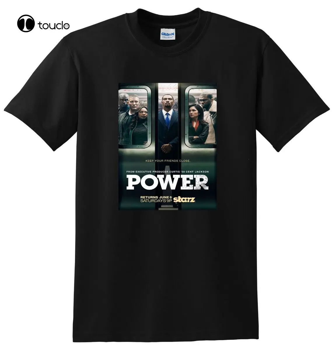 *New* Power T Shirt Tv Show 50 Cent Season 1 Small Medium Large Or Xl Tee Shirt Custom Aldult Teen Unisex Digital Printing