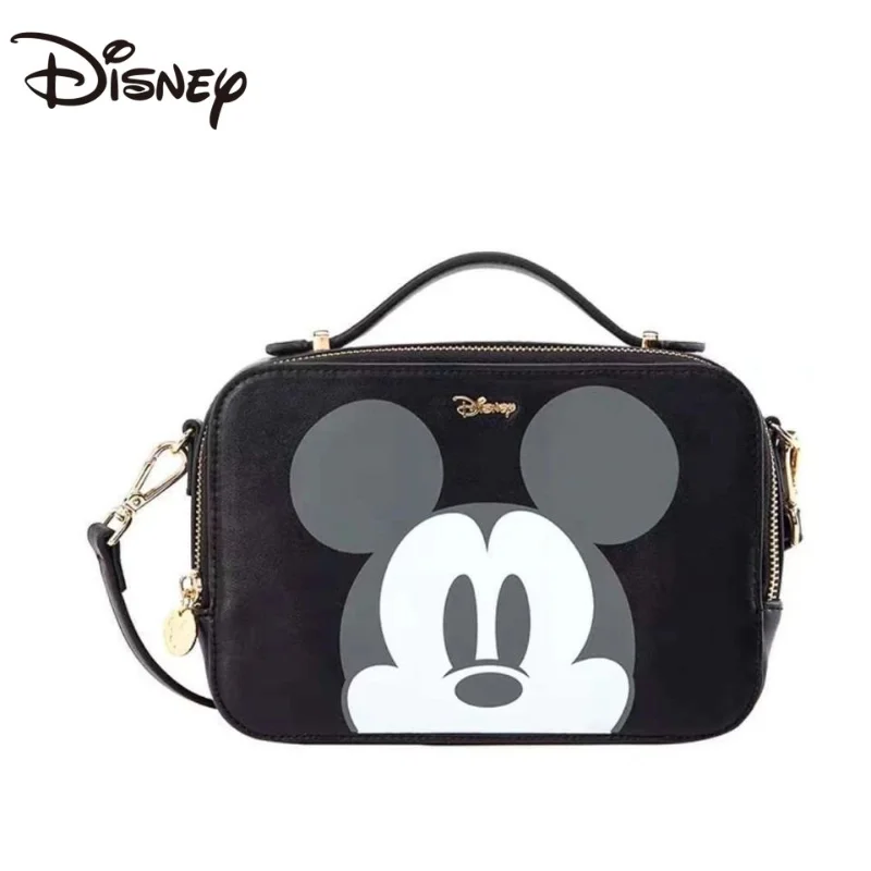 

MINISO Disney 2023 Cartoon Small Square Bag Camera Bag Hand Carrying One Shoulder Female Bag Mickey Cute Bag Messenger