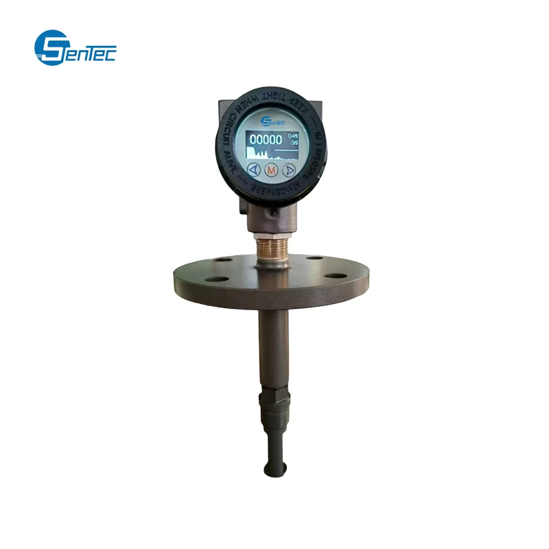 2026 SENTEC SS316L+PFA Material Intelligent Ultrasonic Liquid Stratification Instrument IP66 Thread/Flange Level Transmitter