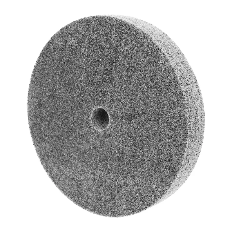 150mm Dia 25mm Thick 180 Grit Fiber Wheel Polishing Buffing Disc NICEMAN-NJ]