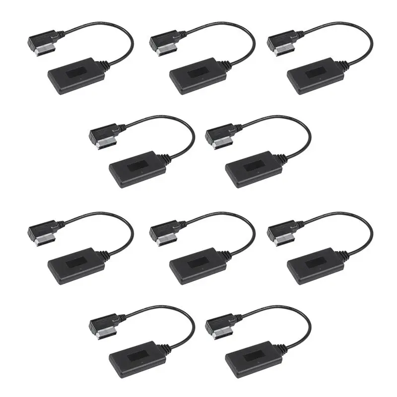 

10X Car Wireless Bluetooth Module Music Adapter Auxiliary Receiver Aux Audio Cable For Mercedes W212 S212 C207 Radio-T61C
