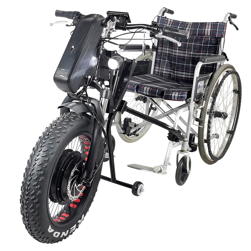 20inch Fat Electric Wheelchair Motor 48V 13AH 1200W Handcycle Electric Wheelchair Conversion Kit For Disabled Wheelchair