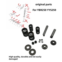 Motorcycle Cylinder Head Is Suitable for Yamaha Ybr250 Ys250 Xg250 Ttr250 Xt225 Tw200 Ag200 Ag223 Tw125 Valve Spring Seat Valve Lock Clip Base Lower Seat Rocker Pin Shaft Oil Seal