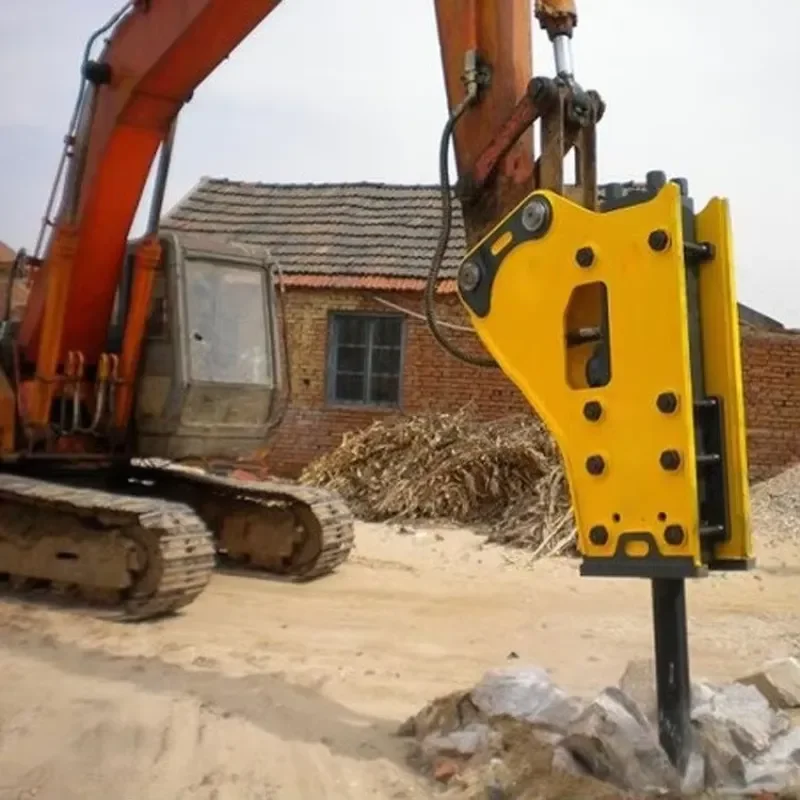 Hydraulic Breaker Hammer Loader Pile Hammer Post Driver Hydraulic Breaker Excavator Hydraulic Hammer