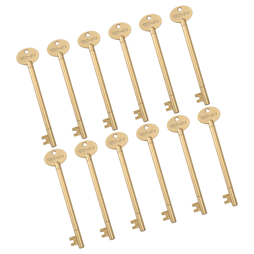 

12 шт., милые гелевые ручки в форме ключа, портативные пластиковые ручки для письма, офисные и домашние фирменные ручки, гелевая ручка, милая ручка