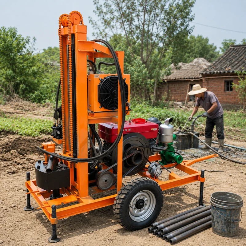 Heavy Equipment Drilling Rig - آلة حفر آبار المياه الثقيلة للاستخدام