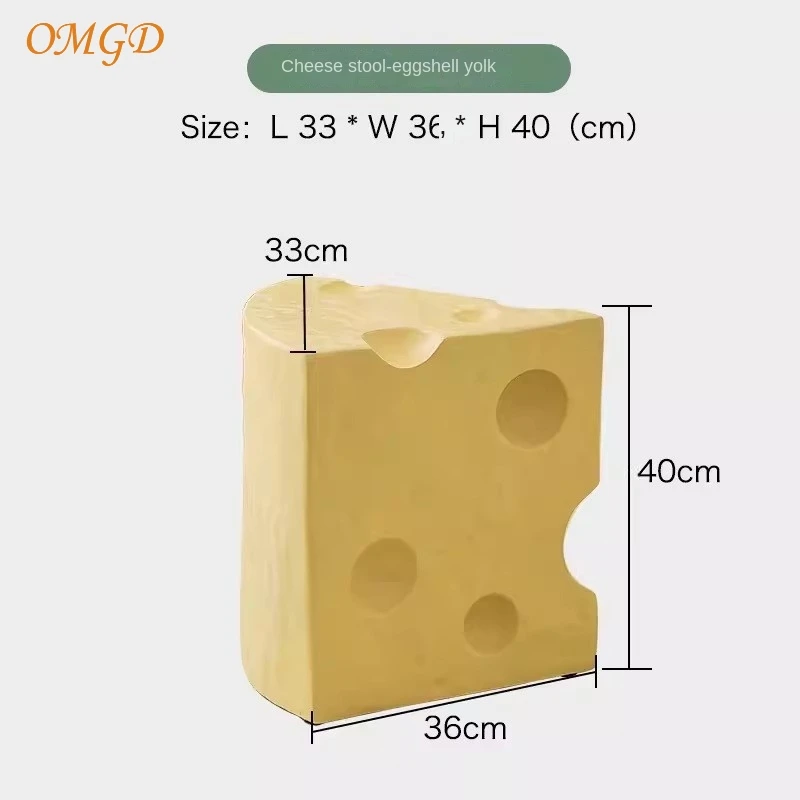 OMGD Trendy Home Cheese Cheese Stool Home Doorway Shoeshine Stool Netroots Creative Living Room Tea Table Sofa Side Table News