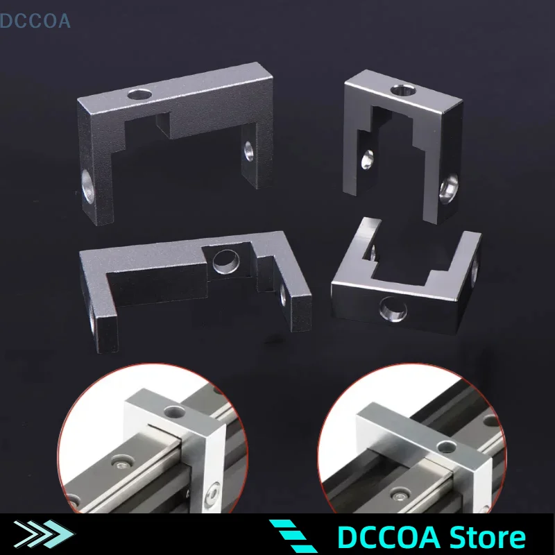 

1/2 комплекта деталей для 3D-принтера 2020 2040, профиль из алюминиевого сплава Ender3 для фиксированного блока линейной направляющей MGN12