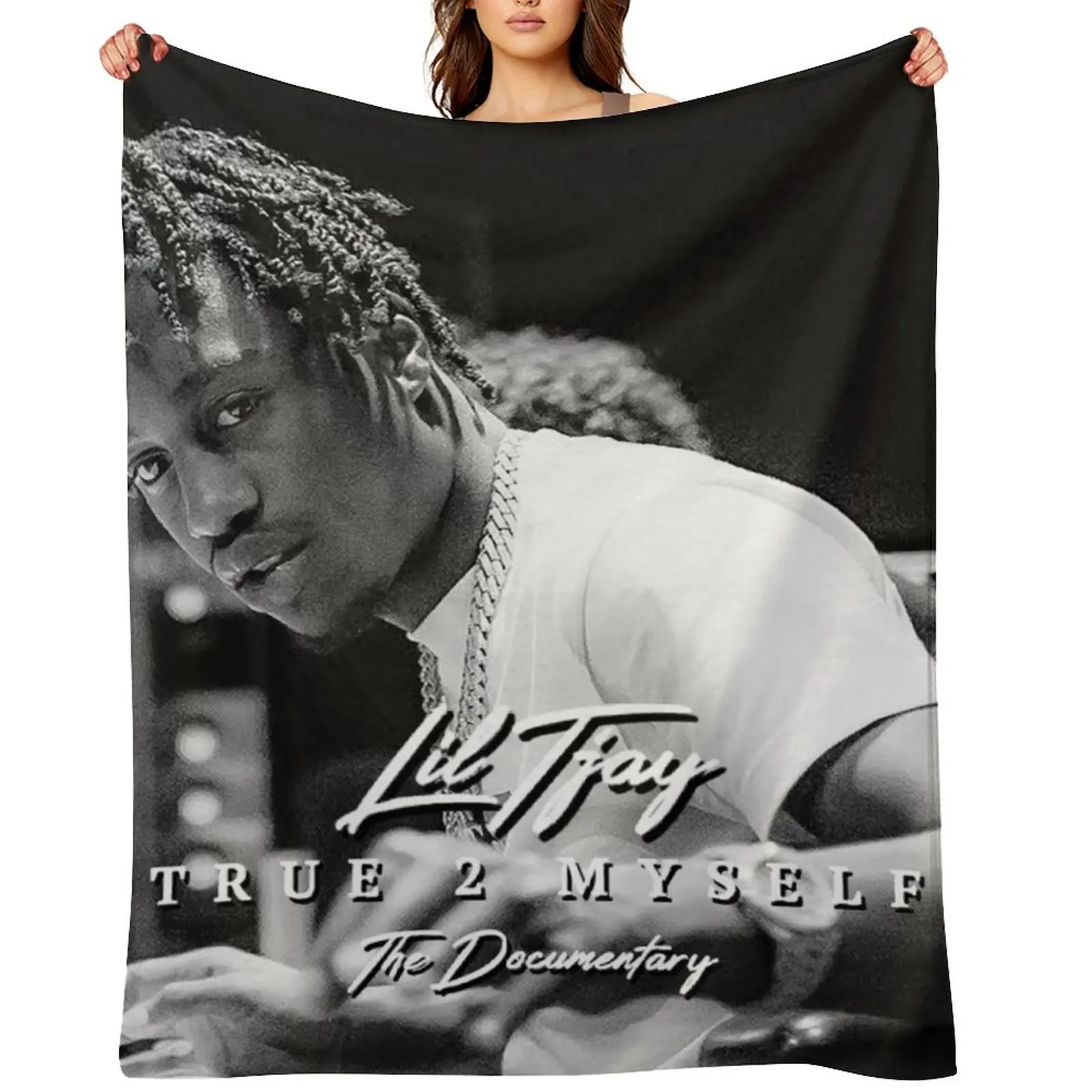 Sixya New Lil True 2 إلى جولة أمريكية 2019 رمي بطانية السفر الزخرفية العملاقة أريكة سرير الزخرفية البطانيات