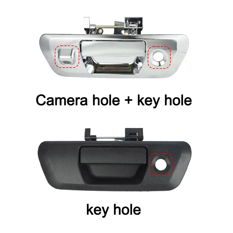 For Nissan Navara D23 NP300 2015 2016 2017 2018 2019 Car tailgate handle with Camera hole and key hole 90606-4JG0C 90606-4JG0B