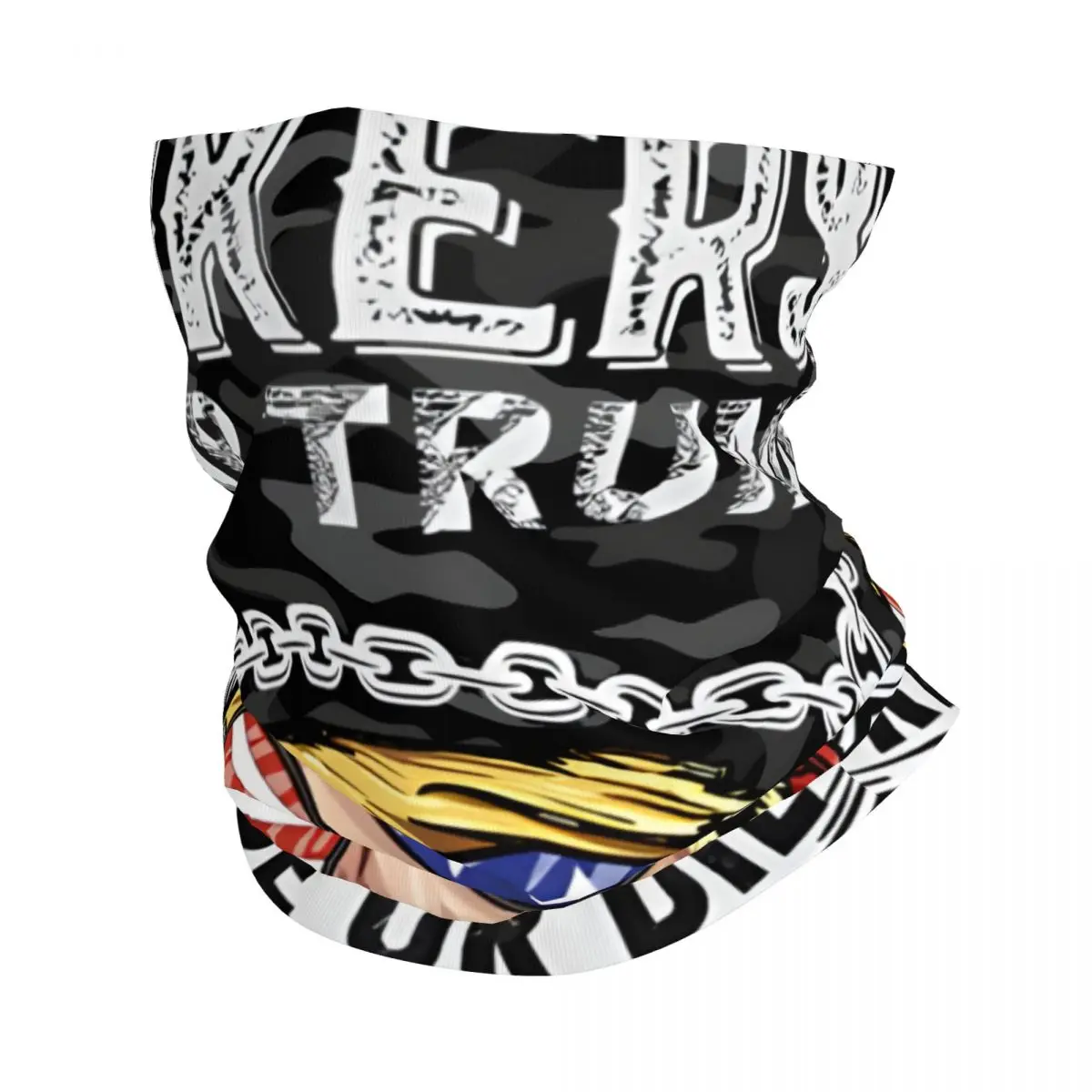 Cool Bandana Neck Cover Motorcycle Club T-Trump Wrap Scarf Balaclava Riding Unisex Adult Washable