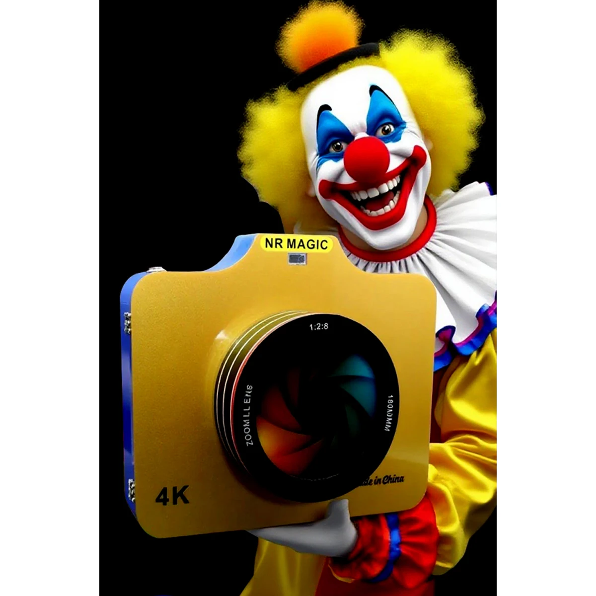 مزحة كاميرا الخدع السحرية وهمية كاميرا تفاعلية ماجيا اكسسوارات للساحر مهرج المرحلة الشارع الكوميديا الوهم مضحك الدعائم