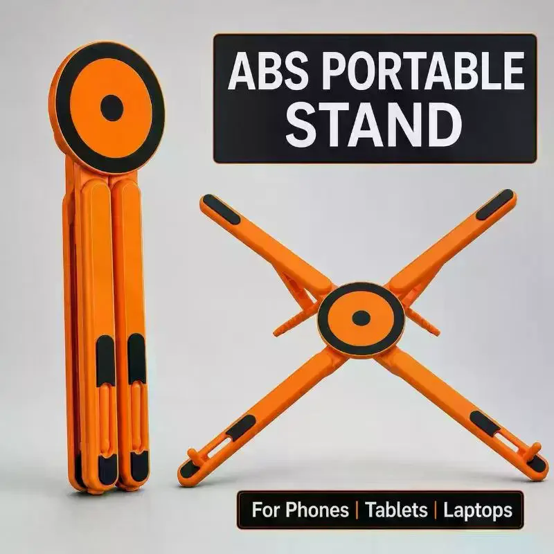 1Pcs Foldable And Rotating Portable Magnetic Aluminum Alloy/Plastic Multifunctional Phone Stand Tablet And Laptop Desktop Stand