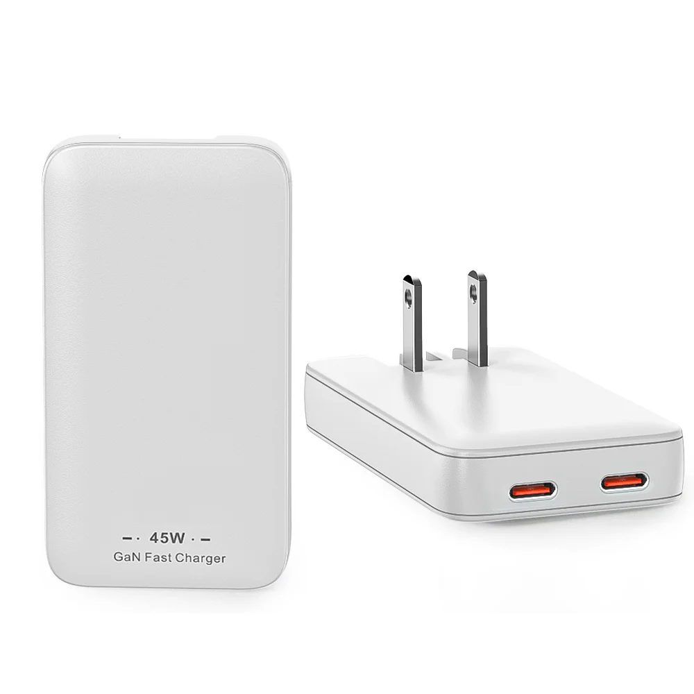 

Быстрое зарядное устройство PD45W, зарядное устройство для iPhone, ультратонкое складное устройство, двухпортовая зарядка, портативное для путешествий, быстрое зарядное устройство Type-C, Cargador Po